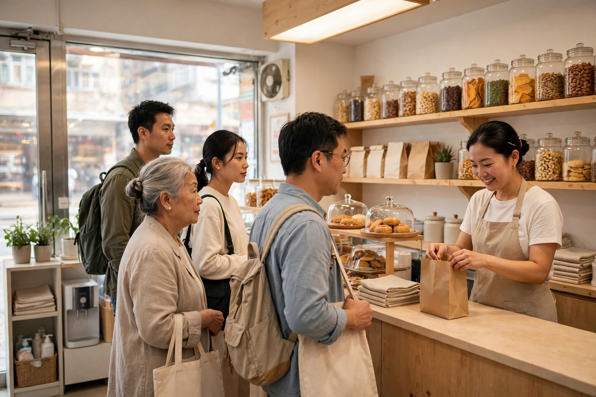店內收銀枱排隊動線：收銀枱位置、排隊位置與通道暢通實務