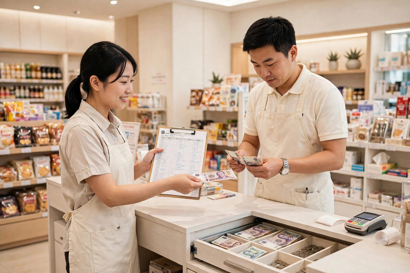香港收銀員培訓與交收班流程：開班、交更、對數三步做啱