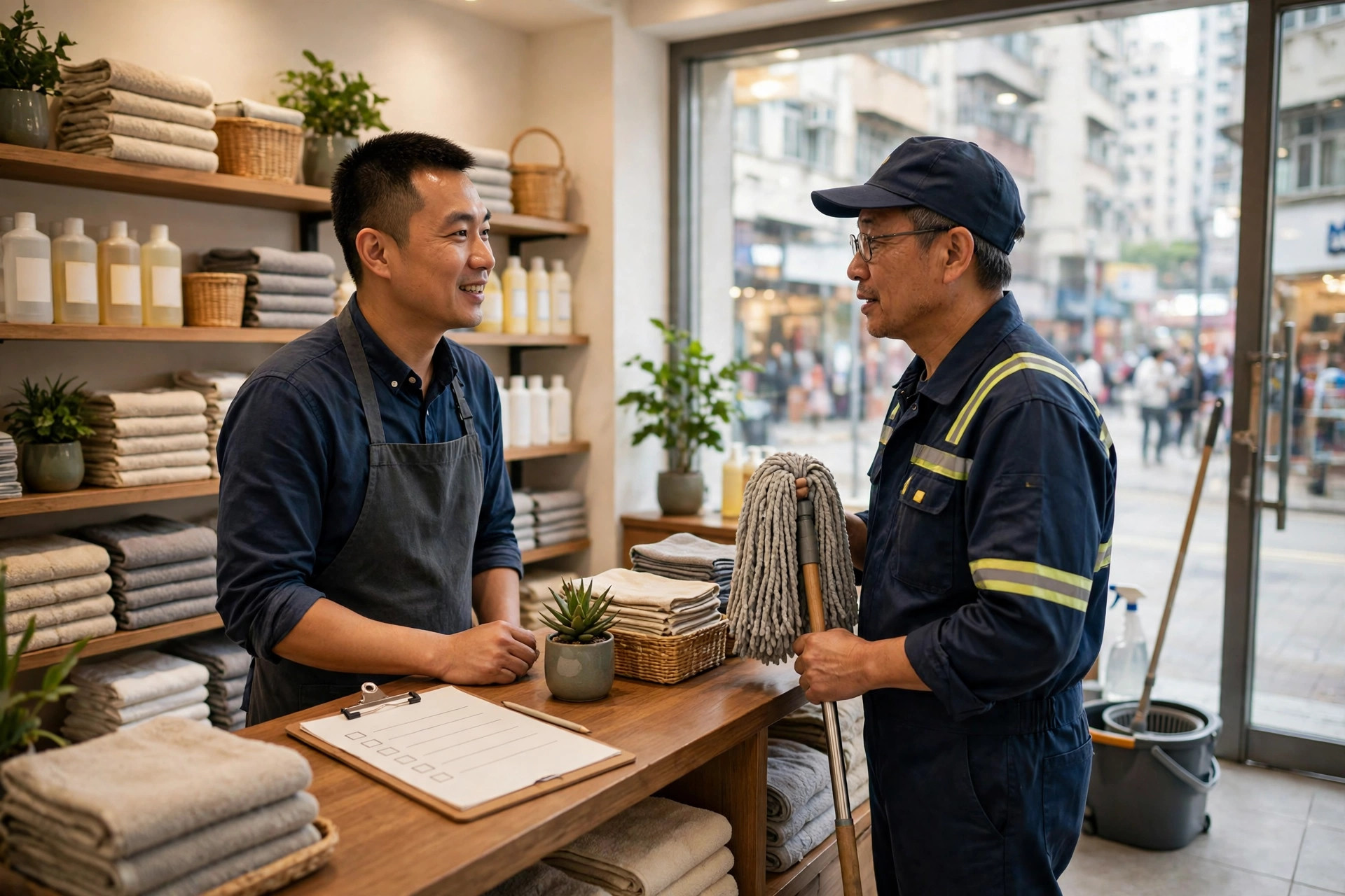 門市清潔外判管理：合約、驗收、更換實務