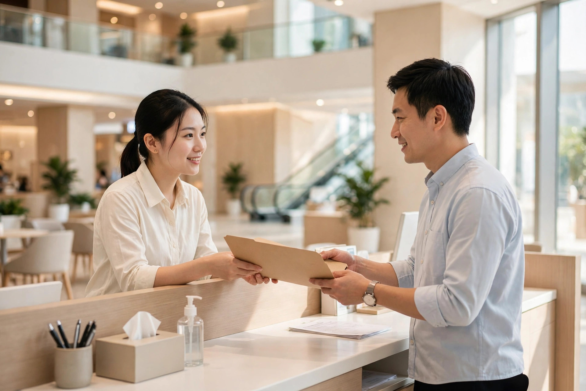 門市顧客投訴轉介商場管理處管理