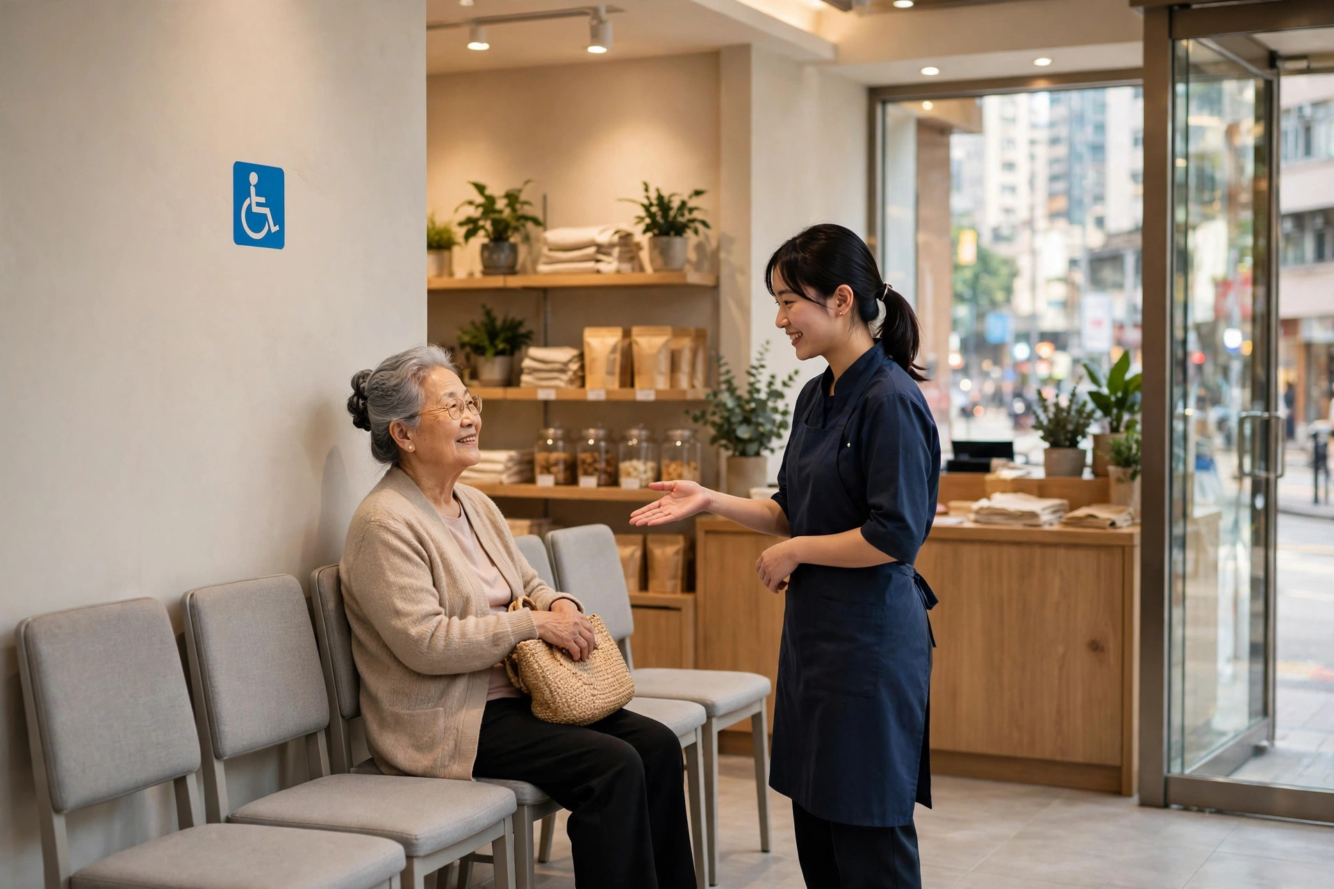 門市優先座管理：長者、孕婦、傷健人士安排