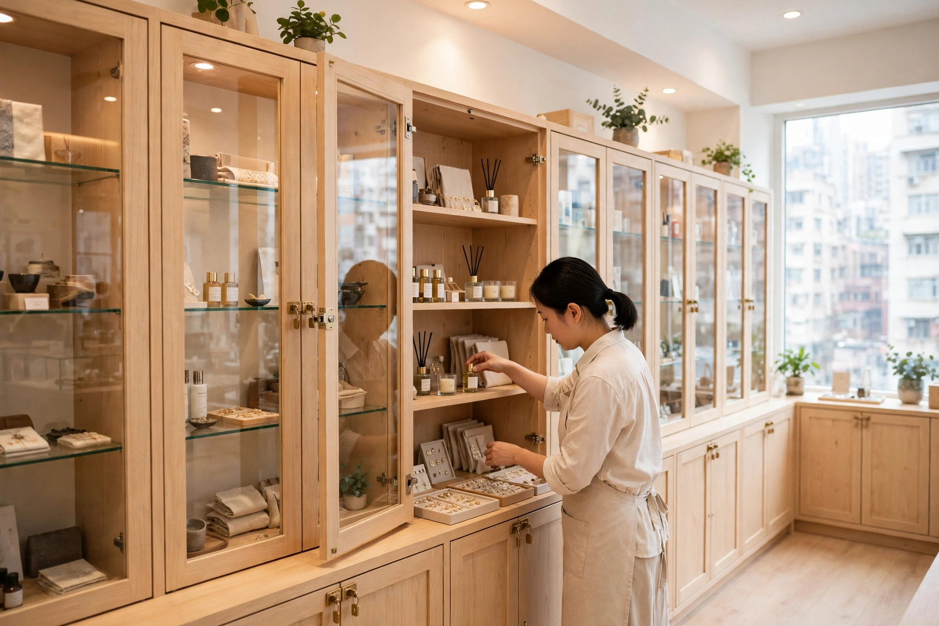 門市店內展示櫃管理