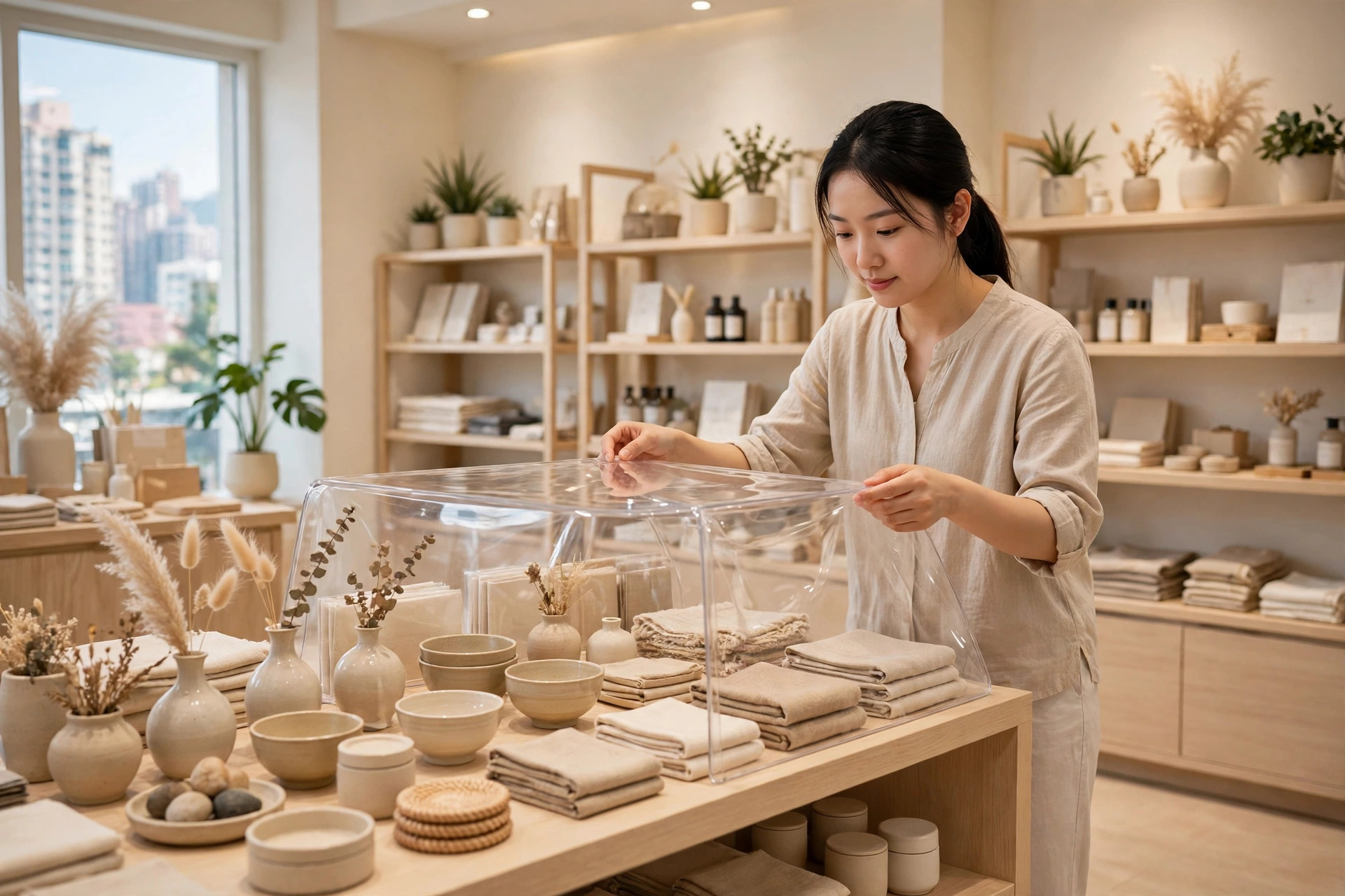 門市貨品陳列防塵管理