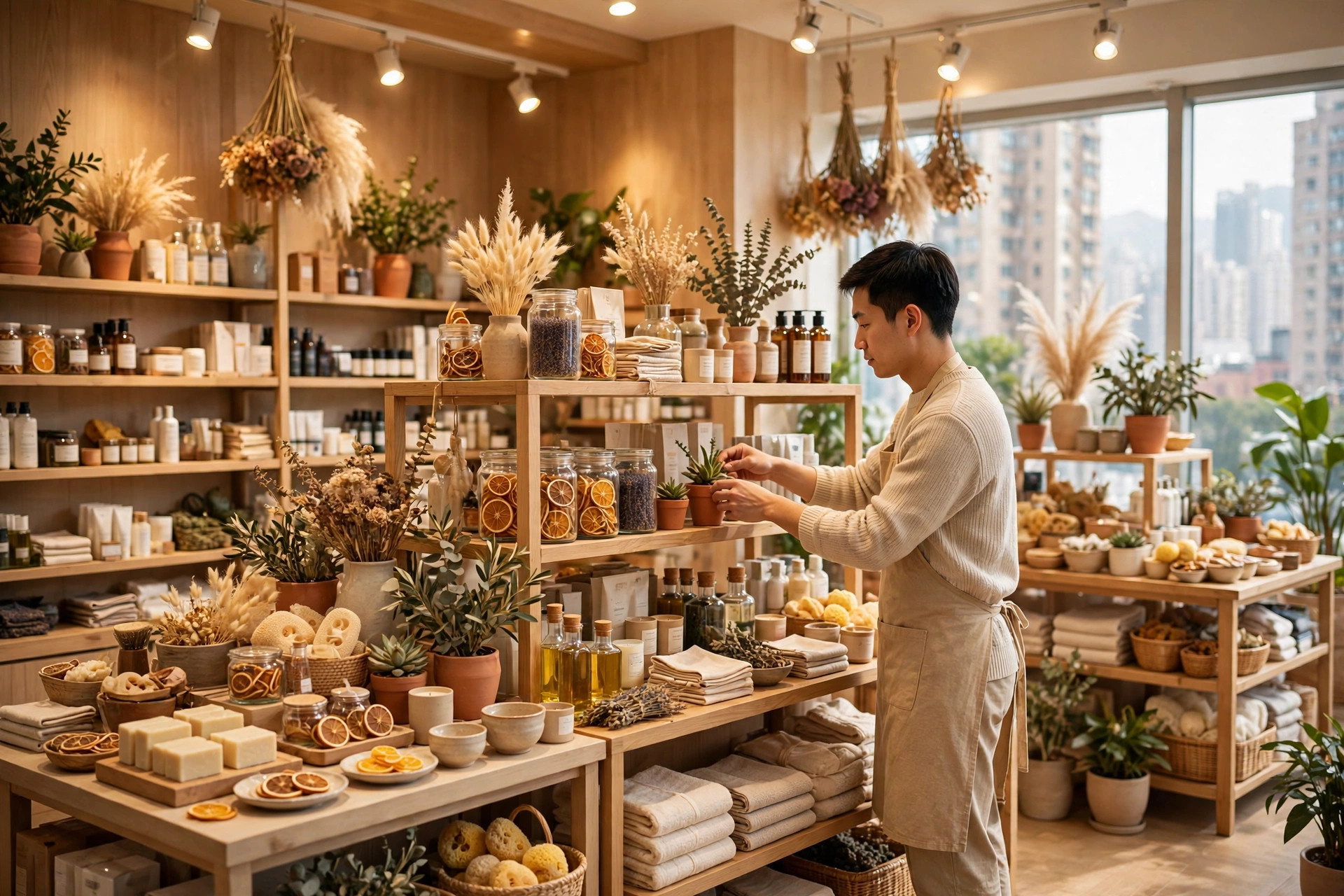 門市貨品陳列燈光管理