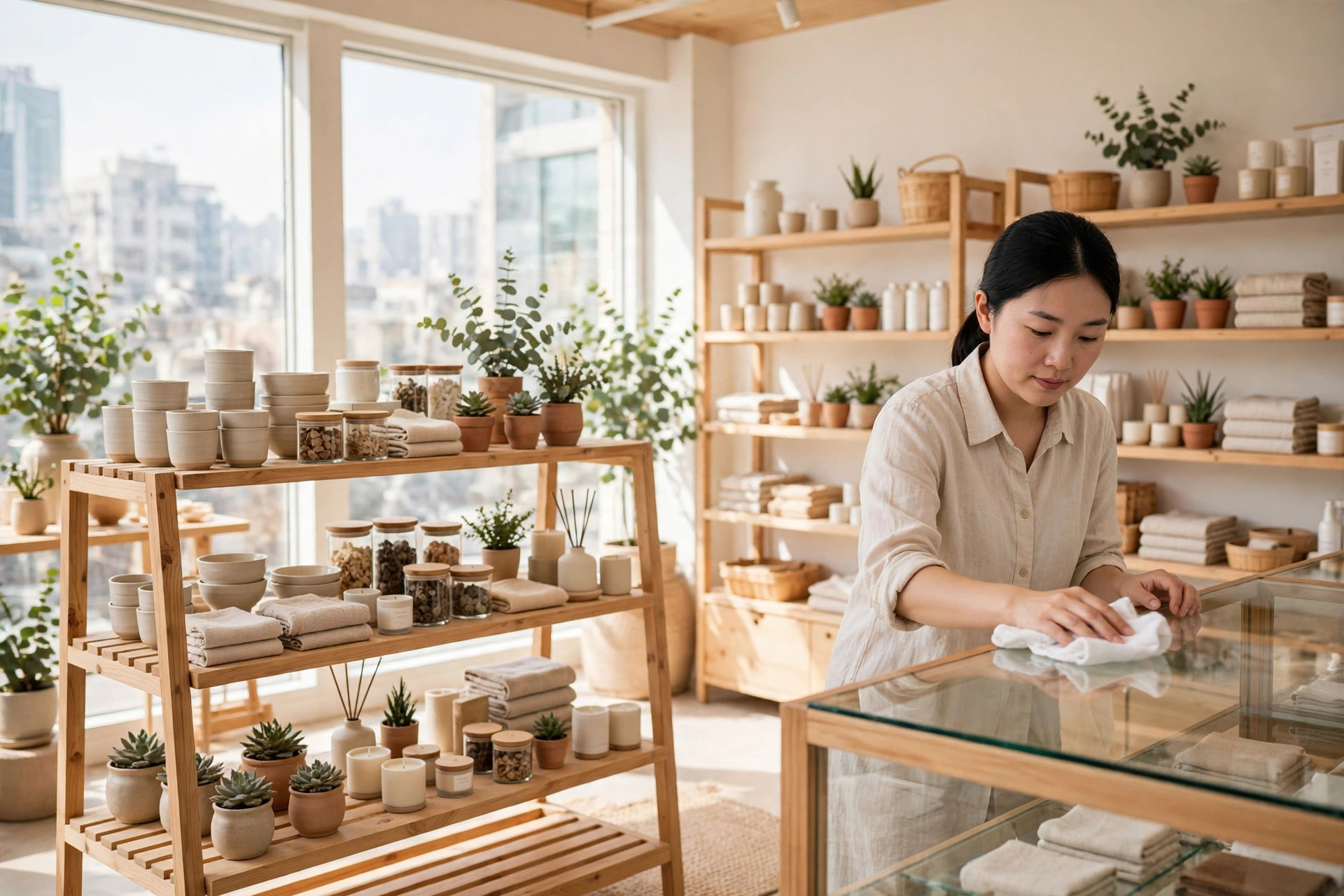 門市貨品陳列道具清潔管理
