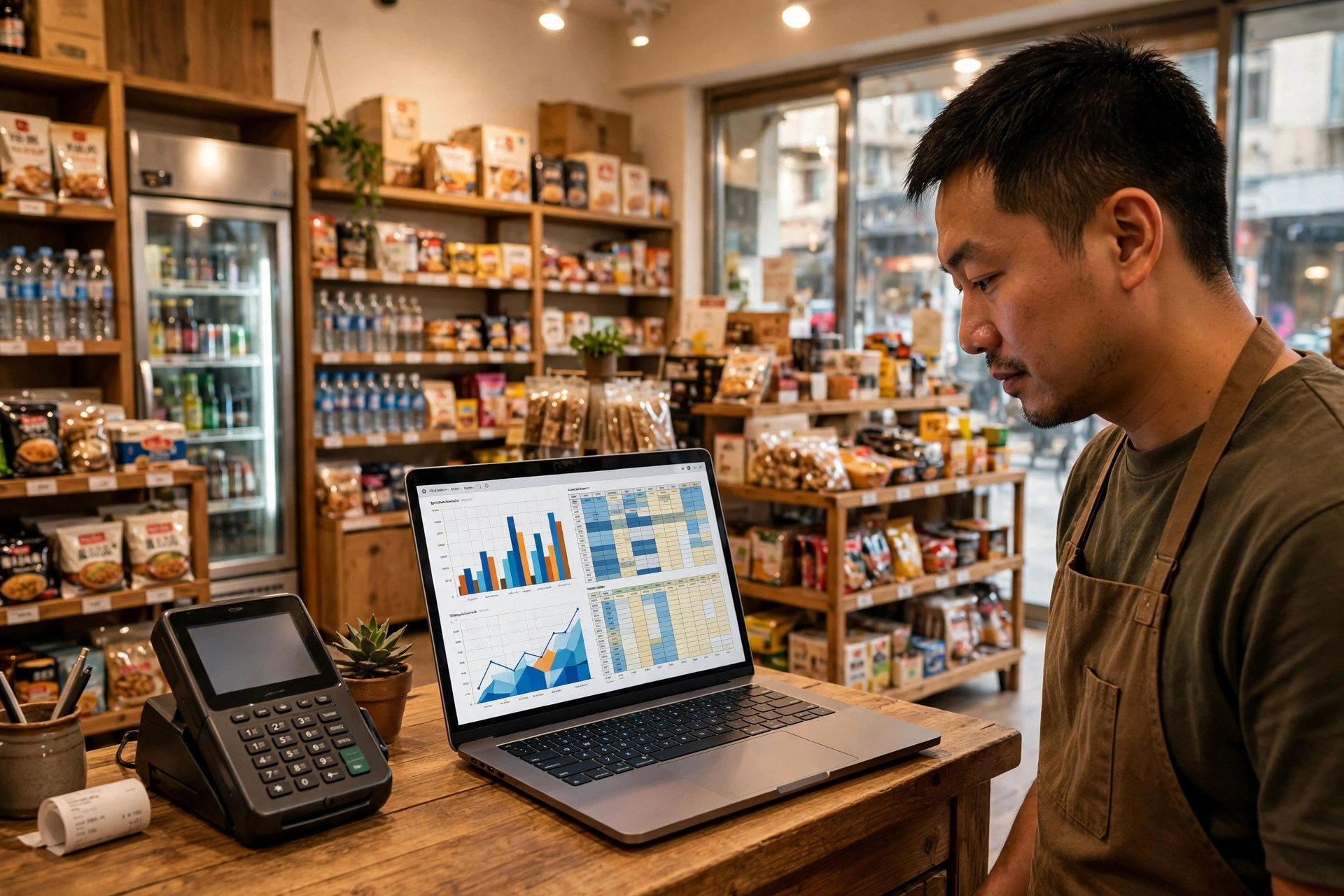 門市 POS 數據分析工具：報表導出、試算表、圖表入門
