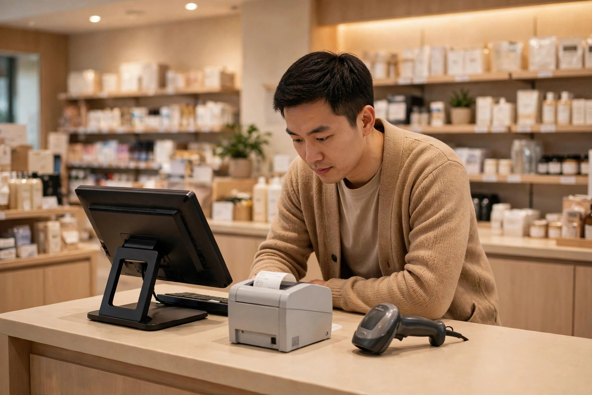 門市 POS 硬件故障排查：收銀機死機、打印機唔動、掃碼槍失靈點查