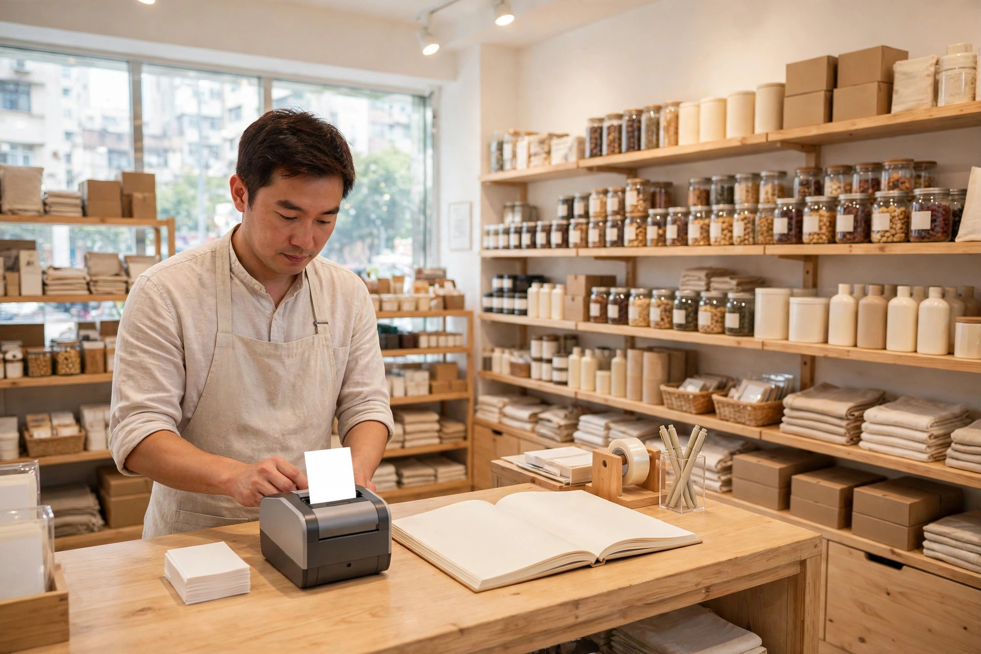 《門市貨品陳列價錢牌列印紀錄管理》