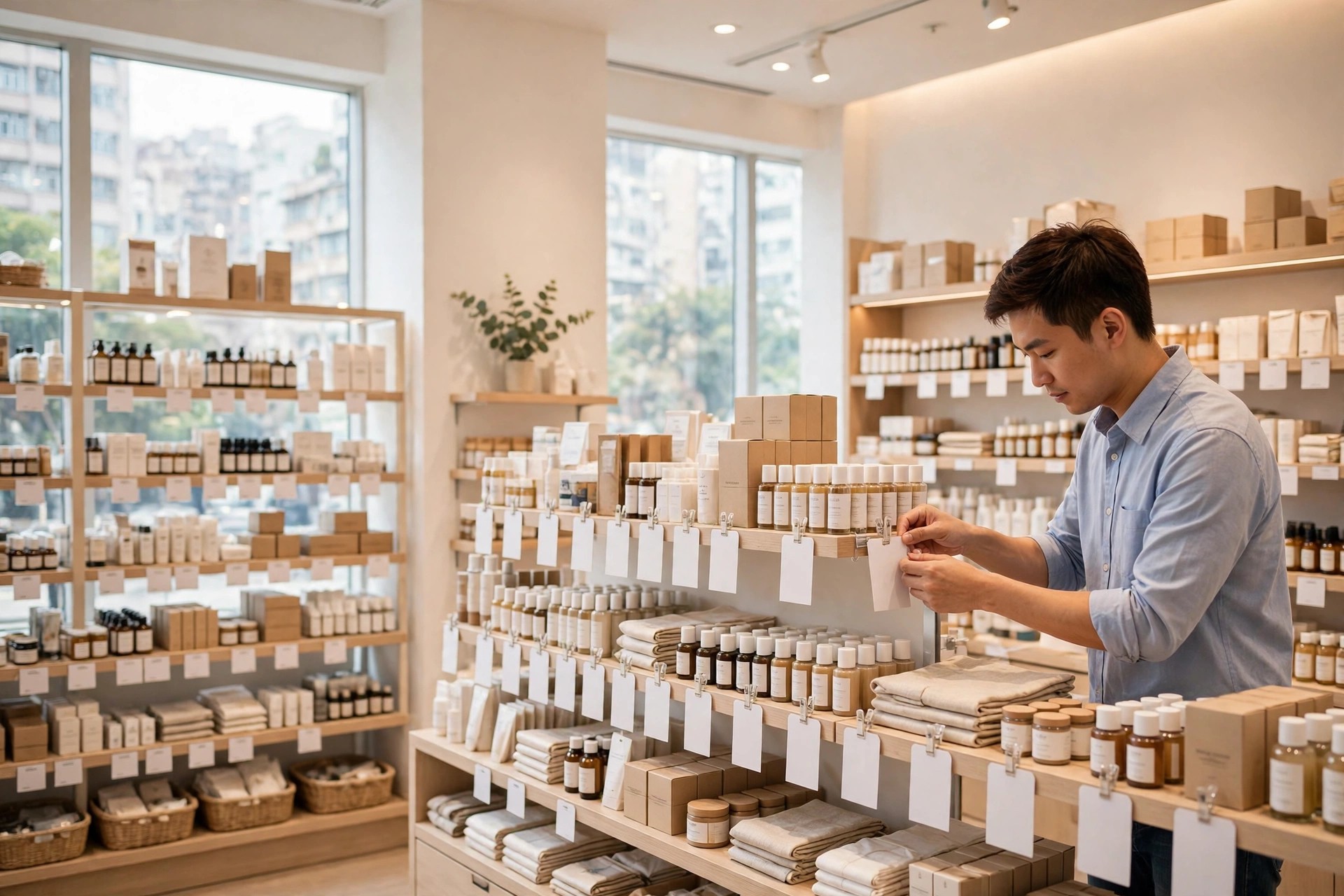 《門市貨品陳列價錢牌列印紀錄保存管理》