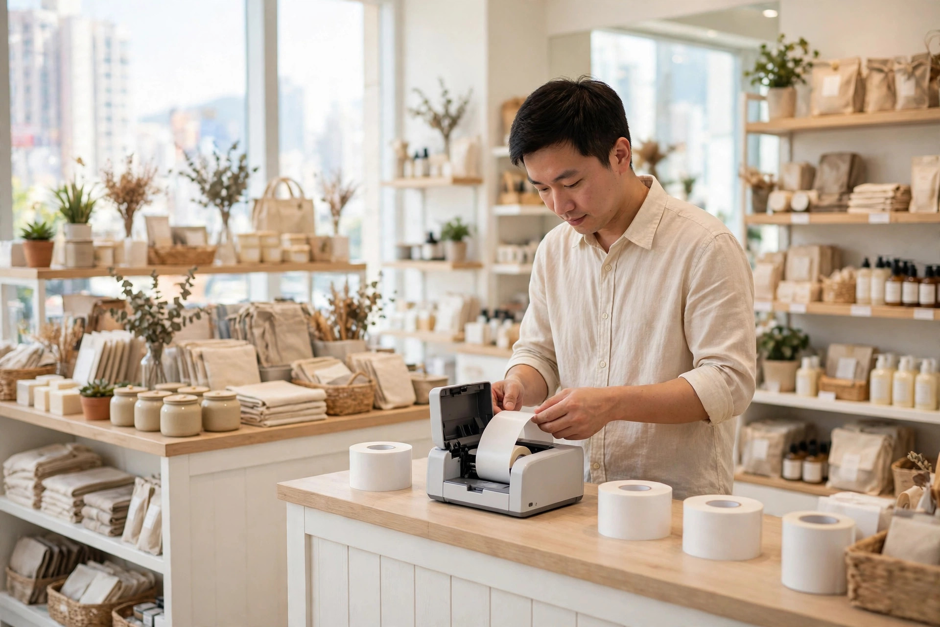 《門市貨品陳列價錢牌列印耗材管理》