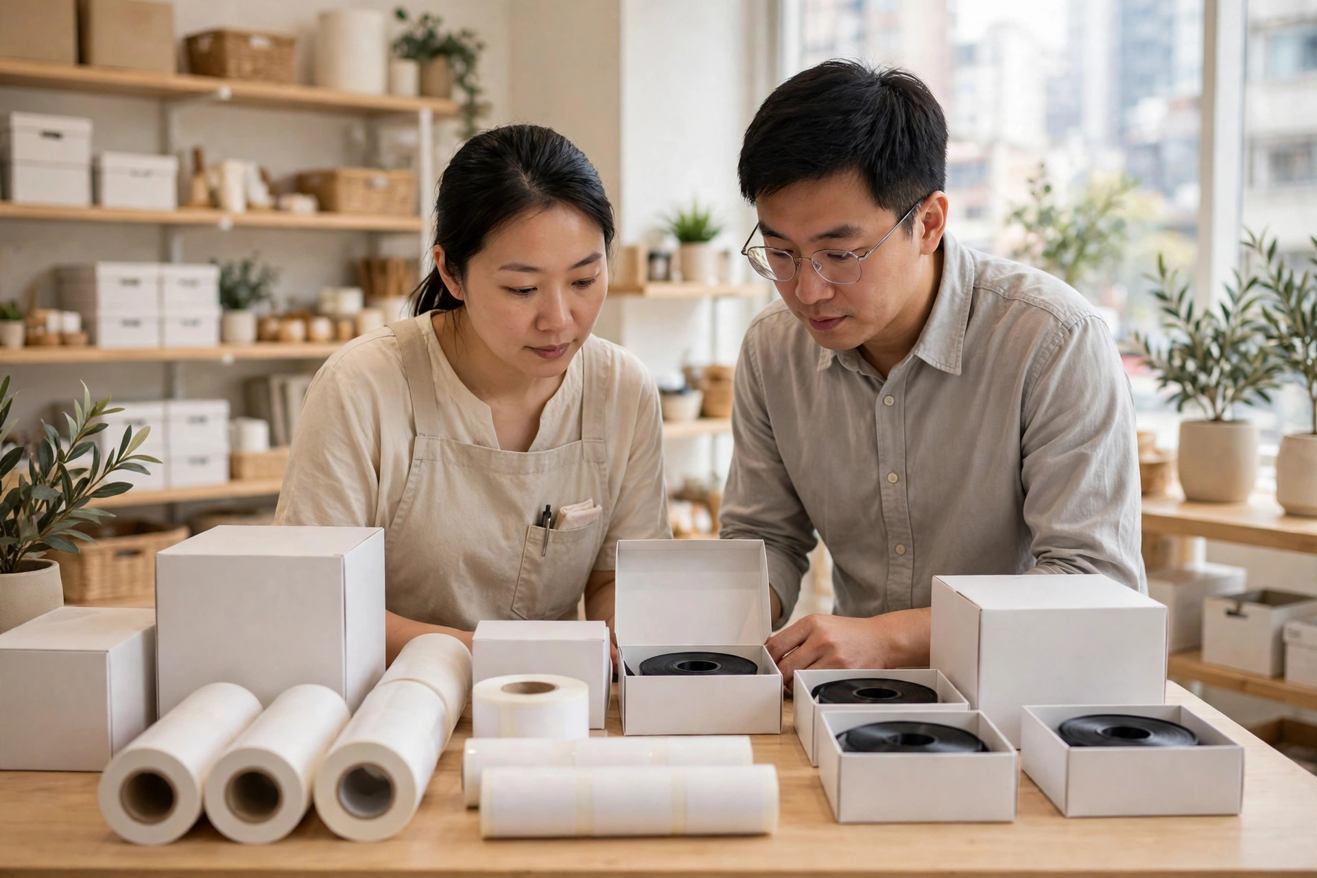 《門市貨品陳列價錢牌列印耗材採購管理》