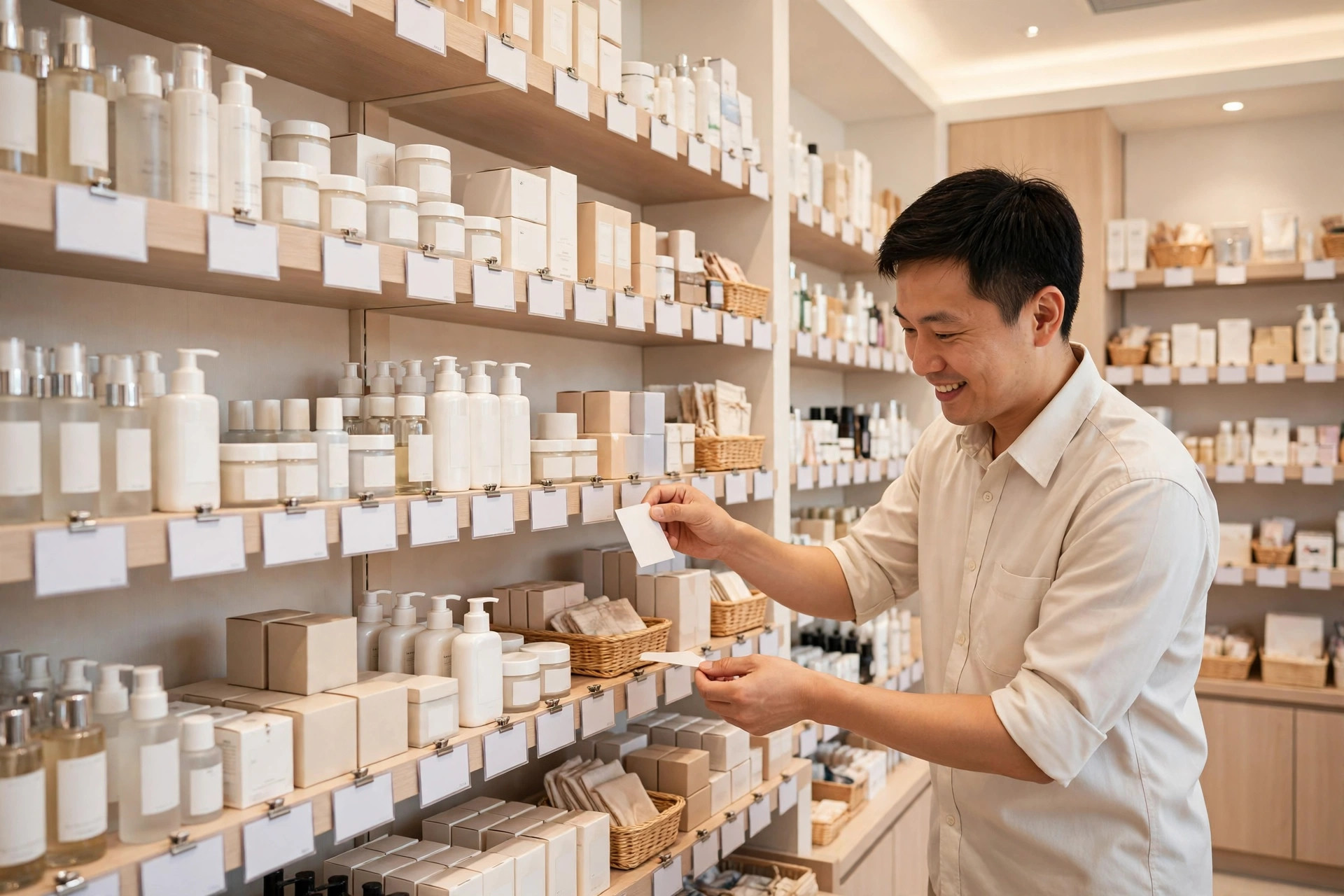 《門市貨品陳列價錢牌範本管理》