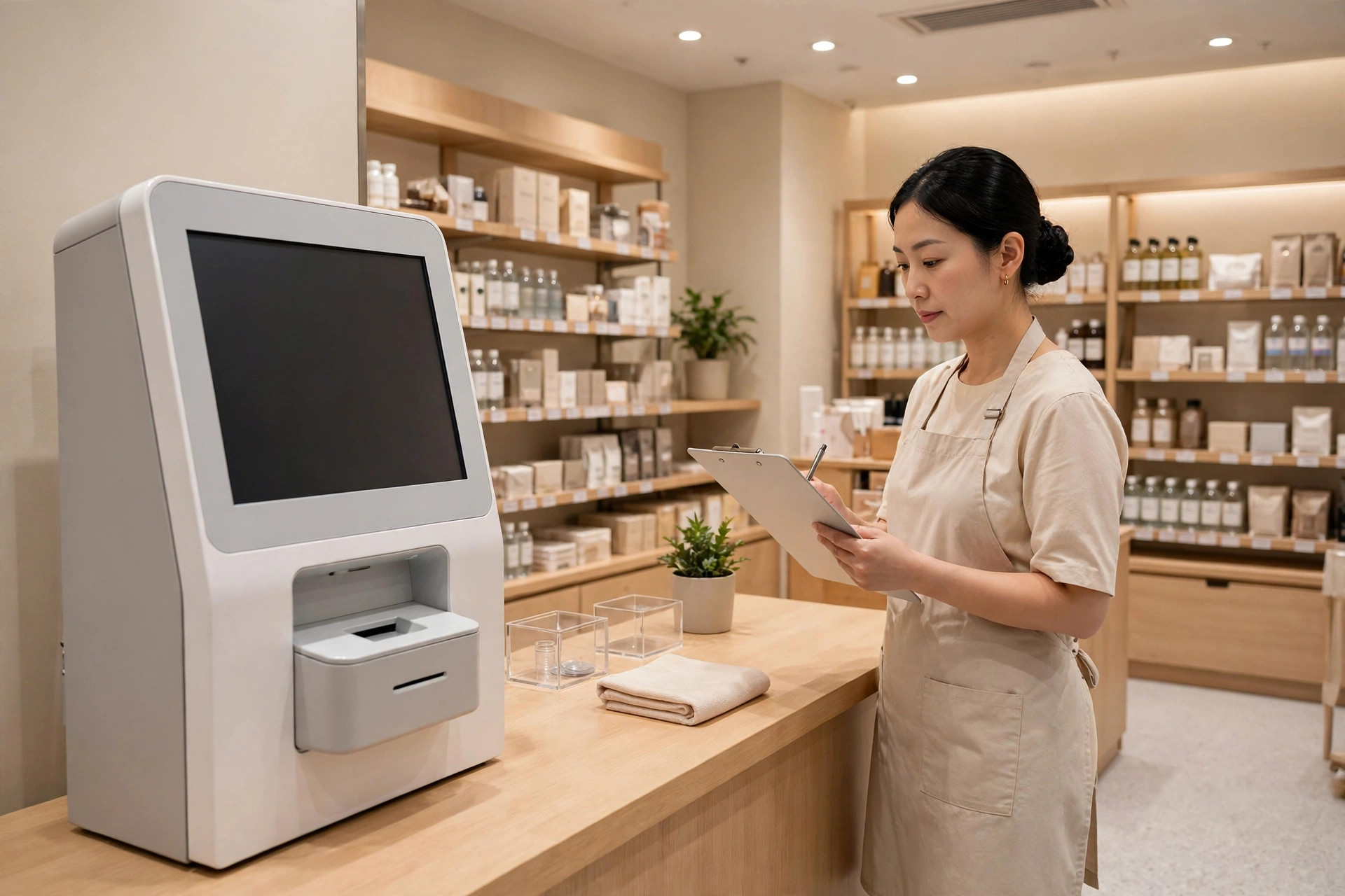 商戶店內顧客自助服務安全檢查：每日、每週、每月檢查清單同記錄實務
