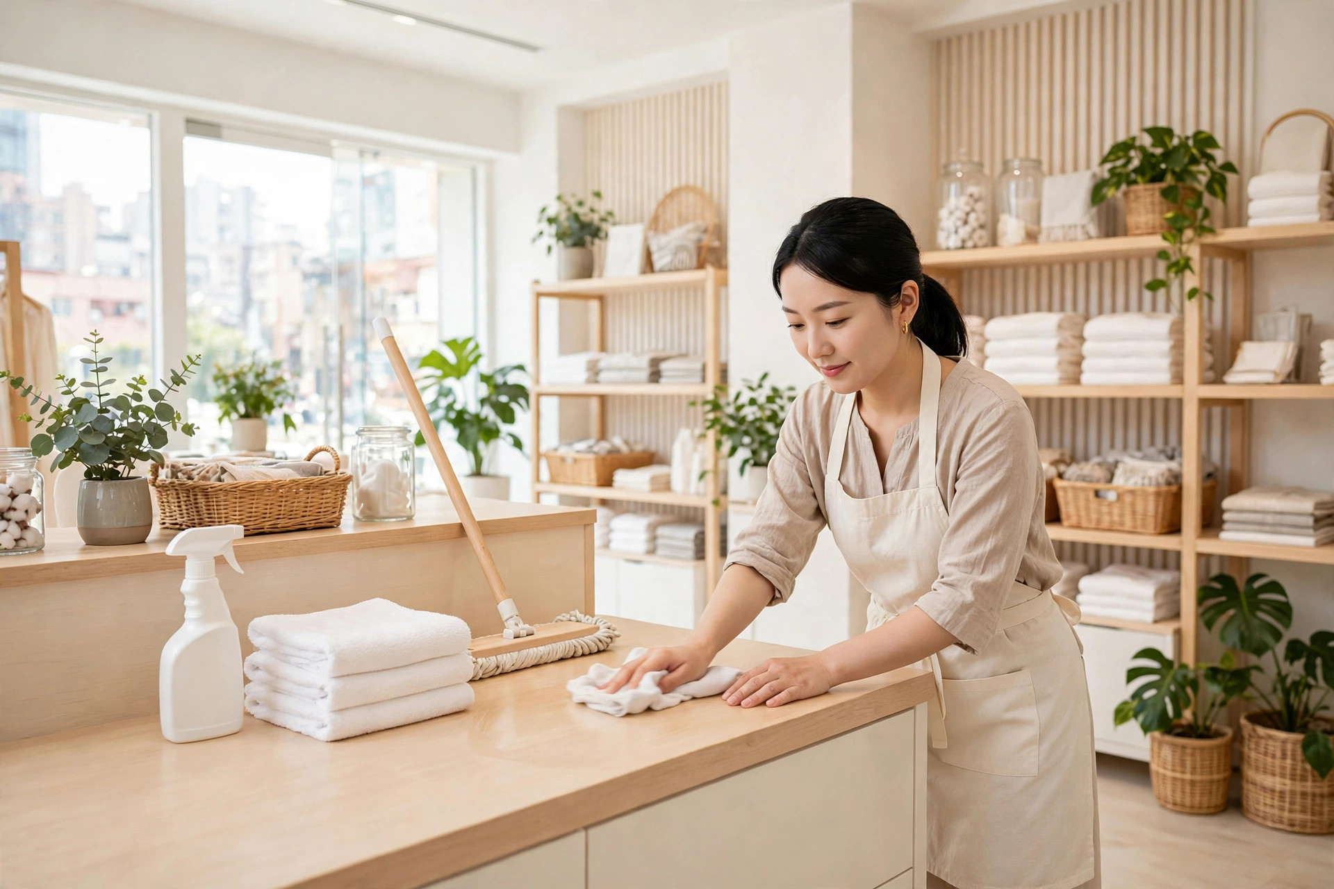 門市清潔管理實務：排程、外判、化學品與漂白水安全